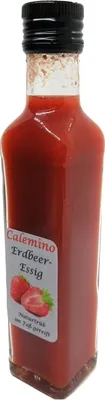 Produktbild von Erdbeer-Essig mit 50% frischen Erdbeeren naturtrüb 250ml