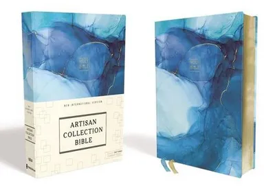 Produktbild von Niv, Artisan Collection Bible, Cloth Over Board, Blue, Art Gilded Edges, Red Letter Edition, Comfort Print