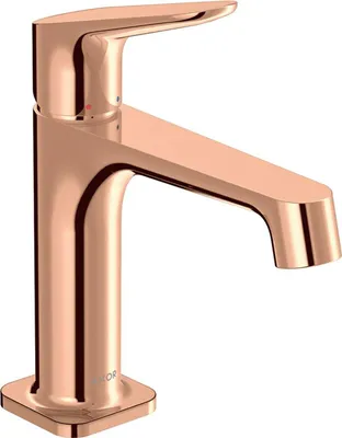 Produktbild von Einhebel-Waschtischmischer AXOR CITTERIO M 100 DN 15 ohne Zugstange polished red gold ohne Zugstange polished red gold