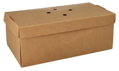 Image de Boîte à baguettes PAPSTAR "pure" pliable Dimensions : 130 x 250 x 100 mm 20 pièces