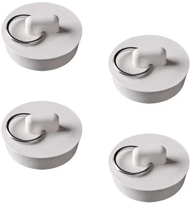 Produktbild von Rubber-Abflussstopper 4 Stück - Universell - Gummigewicht - 4 Stück