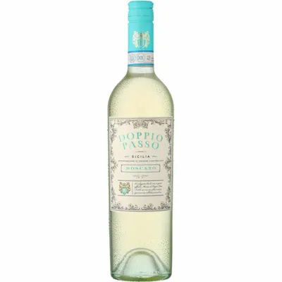 Produktbild von Doppio Passo Weißwein Moscato Sicilia Doc 0,75l