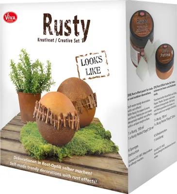 Produktbild von ViVA DECOR Kreativ-Set "Trenddekor "Rusty & Patina"