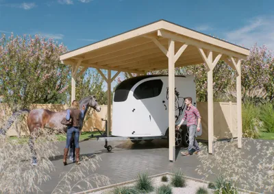 Produktbild von Wohnmobil-Carport Oakland I 6,00x5,00 m