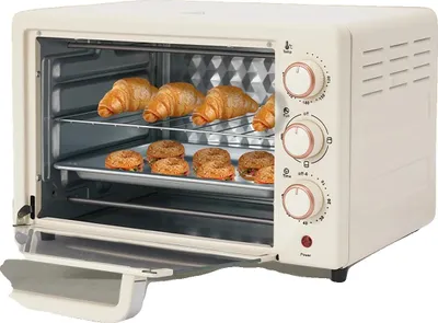 Obrázok produktu pre Mini rúra, 1000 W, objem 22 l, 220 V, teplotný rozsah 120–250 °C, rozmery 42 × 25 × 37 cm