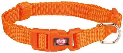 Image de Premium Halsband XS-S: 22-35 cm/10 mm papaya