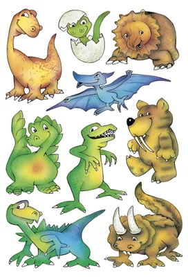 Produktbild von HERMA 3431 10x Sticker DECOR Dinos