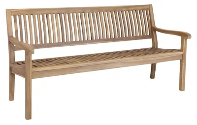 Produktbild von Stabile 4-sitzer Gartenbank Kingsbury in Premium Teak 180 cm
