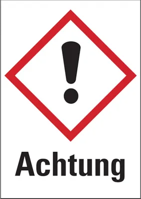 Produktbild von Dreifke® Gefahrstoffetiketten - dickes Ausrufezeichensymbol ( - 52x74 mm Foli...