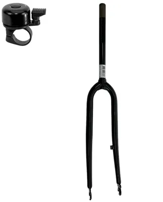 Produktbild von Fahrrad Gabel  28" Hollandrad 290 mm Schaft 1" mit Gewinde ⌀ 22,2 inkl. maxxi4you Fahrradklingel