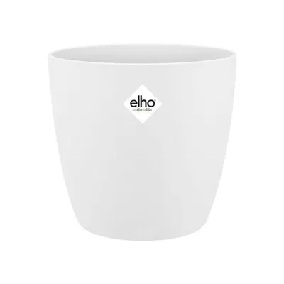 Obrázok produktu pre elho brussels round 25cm, Kvetináč, Voľne stojace, Polypropylén (PP), Biela, Kolo, Vnútorný