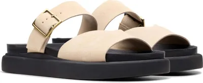 Image de Clarks Femmes Sandales classiques CL26181285 Couleur : Beige Taille : 39