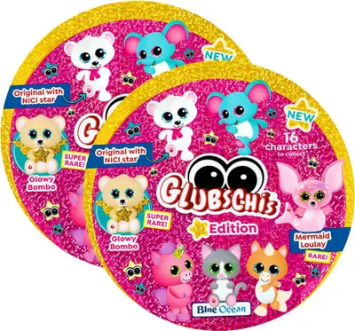 Produktbild von Blue Ocean Glubschis Sammelfiguren Stern Serie 5 - Glubschi Glitzer Figur - 2 Tüten