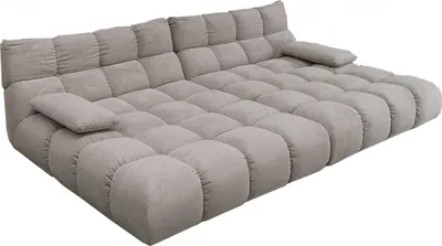 Produktbild von KAWOLA Big Sofa VIVIEN Feincord grau