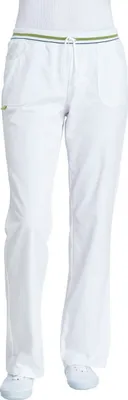 Produktbild von Leiber Damen Hose 08/1652/0189 Weiß/Apfelgrün-36SHORT