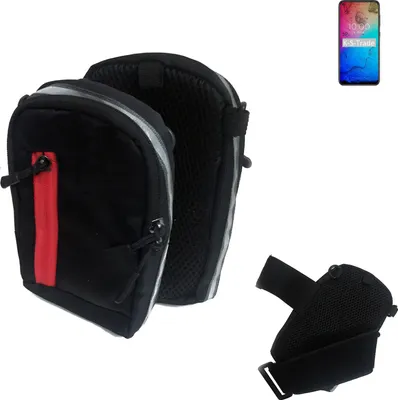 Produktbild von K-S-Trade Outdoor Gürteltasche Holster Umhängetasche kompatibel mit BQ Mobile BQ-6430L Aurora schwarz Handy Tasche Case travelbag Schutz Hülle
