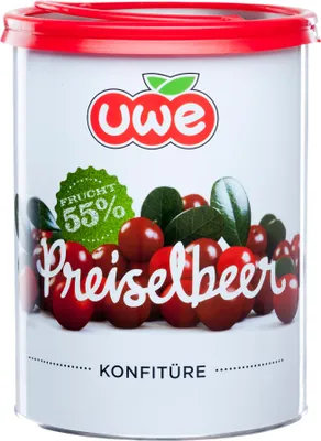 Produktbild von Preiselbeer Konfitüre herb 55% 4500g von Unterweger Konfitüren UWE