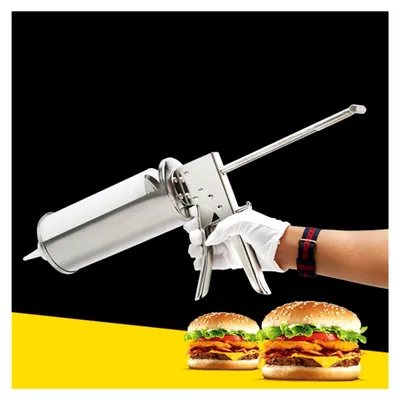Produktbild von Gewürzsaucenspender aus Edelstahl, Flaschen für Ketchup und Essig