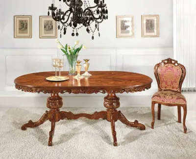 Produktbild von Möbel Einrichtung Gruppe Tisch + 2 Stuhle  Set 3tlg. Esstisch Garnitur Esszimmer