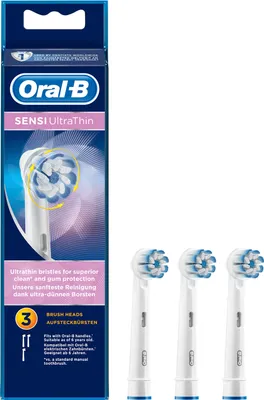 Produktbild von Oral-B 176626, 3 Stück(e), Weiß, Deutschland, Oral-B SENSI UltraThin, 16 g, 18 mm
