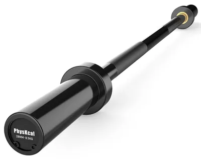 Imagen del producto de Barra recta, de 1,2 metros de longitud, para discos de 50 mm, ideal para entrenamiento de fuerza en bíceps y tríceps