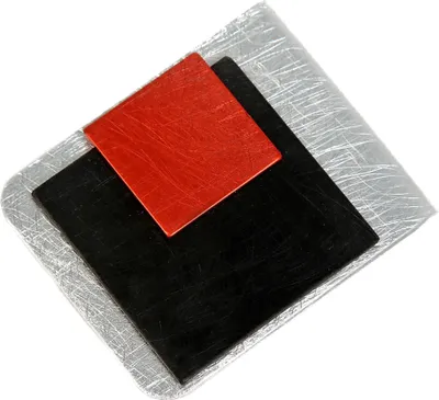 Zdjęcie produktu dla DeMarie Brosche Metall 4 rot 144000019