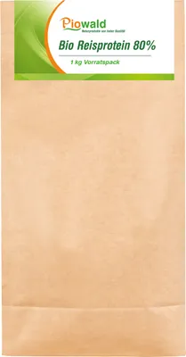 Produktbild von Piowald   Reisprotein 80% - 1 kg Vorratspack, glutenfrei