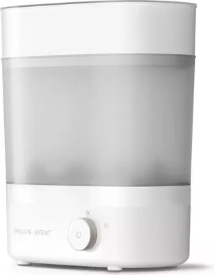 Obrázok produktu pre Sterilizátor a sušička dojčenských fliaš Philips AVENT Premium, odstraňuje 99,9 % baktérií, bez chemikálií, kapacita na 6 fliaš/nádob/príslušenstva, model SCF293/00 Single