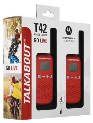 Produktbild von Motorola TALKABOUT T42, Professioneller Mobilfunk (PMR), 16 Kanäle, 4000 m, LCD, 48 mm, 27 mm