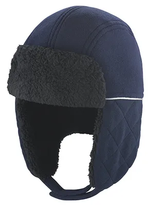 Immagine prodotto di Result Winter Essentials RC032X | Ocean Trapper Hat Cappello invernale - Colore: Navy/Nero - Taglia: S/M