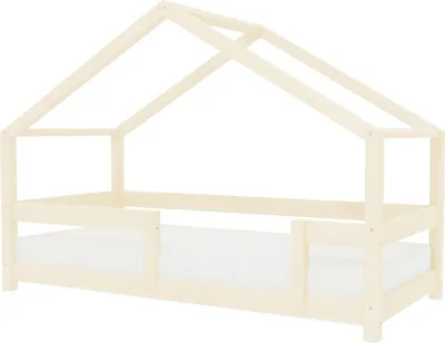 Produktbild von Kinderhausbett LUCKY 80 x 160 Naturholz