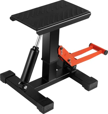 Immagine prodotto di Sollevatore per motociclette, capacità di carico 400 kg, altezza minima 25-35 cm, altezza massima 33-40 cm, materiale: acciaio e gomma, modello JLIG-8888