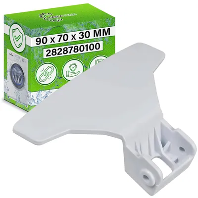 Waschmaschinen-Türgriff 2828780100 für Beko, Kunststoff, Weiß