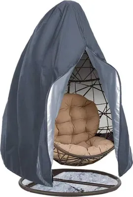 Produktbild von Schutzhülle für Hängesessel 115×190 cm, Reißfeste 210D Oxford Abdeckplane, Wasserdicht & UV-Schutz für Hängekörbe