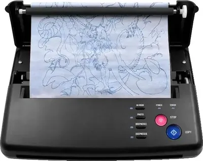 Immagine prodotto di Macchina per tatuaggi transfer, termoprinter, cavo di alimentazione da 76 cm, spina 220 V UE