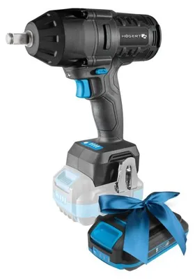 Produktbild von Schlagschrauber Akku 18V bürstenlos Högert Technik, 600 Nm, 1/2", mit 2,0 Ah Akku – Drehschlagschrauber OneAccuSystem