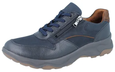 Produktbild von WALDLÄUFER H-Max Herren Halbschuhe blau Nubuk und Glattleder - Größe: UK 8,5
