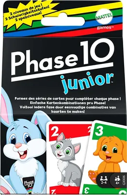 Produktbild von Mattel GXX06 Phase 10 Junior (D/F)