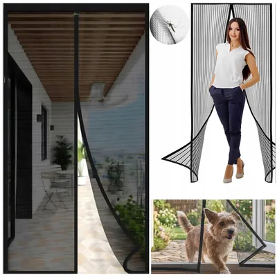 Obrázek produktu pro Magnetická síť do dveří 90x220 cm pro balkonové dveře