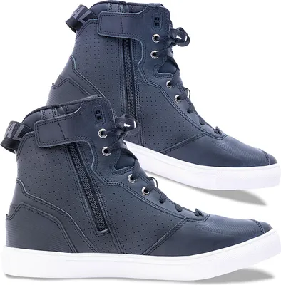 Produktbild von Motorradschuhe | REBELHORN VANDAL | Leder Motorrad Schuhe Racing Tourenstiefel Snekaer Motorradstiefel Herren Damen 37