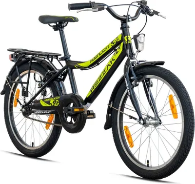 Produktbild von 20 Zoll Kinderfahrrad Jungen Fahrrad mit Rücktrittbremse RH 33 Schwarz Grün NEU -041