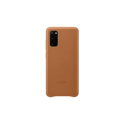 Zdjęcie produktu dla SAMSUNG EF-VG980LAEGEU SAMSUNG Leather Cover Handy-Cover für Samsung Galaxy S20 braun