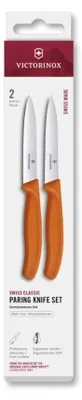 Produktbild von Victorinox Schälmesser 2 Stück orange 10cm