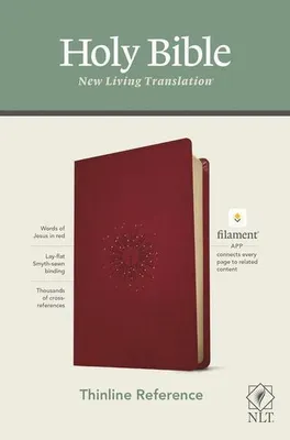 Image de NLT Thinline Reference Bible, Filament Enabled Edition (Red Letter, Leatherlike, Berry)