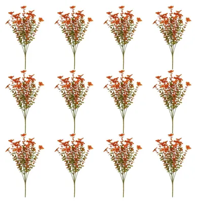 Produktbild von Herbstliche Kunstblumen, realistische künstliche Veilchen, künstliche Pflanzen, rustikale, langlebige Kunstblumen für die Dekoration im Innen- und Außenbereich, Vase, Veranda B