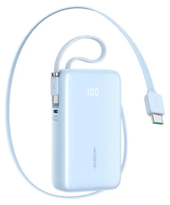 Immagine prodotto di Joyroom JR-PR2L Powerbank 10000 mAh 35W con due cavi USB-C integrati Blu