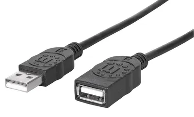 Obrázok produktu pre MANHATTAN USB 2.0 predlžovací kábel 1m A samec/samička