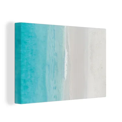 Produktbild von OneMillionCanvasses® - Leinwandbilder - 150x100 cm, Strand - Meer - Insel, Wandbilder Kunstdruck Wanddekoration