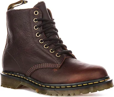Produktbild von Dr Martens 1460 Pascal Fleece Lined In Dark Brown – 6.5 UK - 40 EU - 7.5 M US / Dark Brown