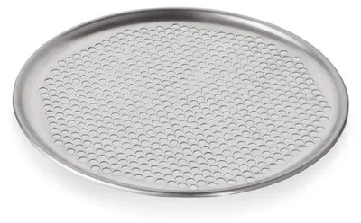 Produktbild von 20x Pizzablech rund Perforierung 25 cm Aluminium
